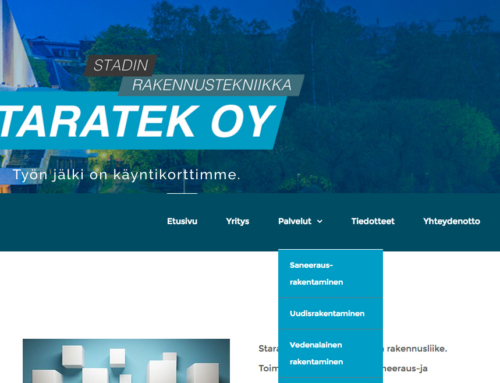 Tervetuloa Staratek Oy:n uusille verkkosivustoille!